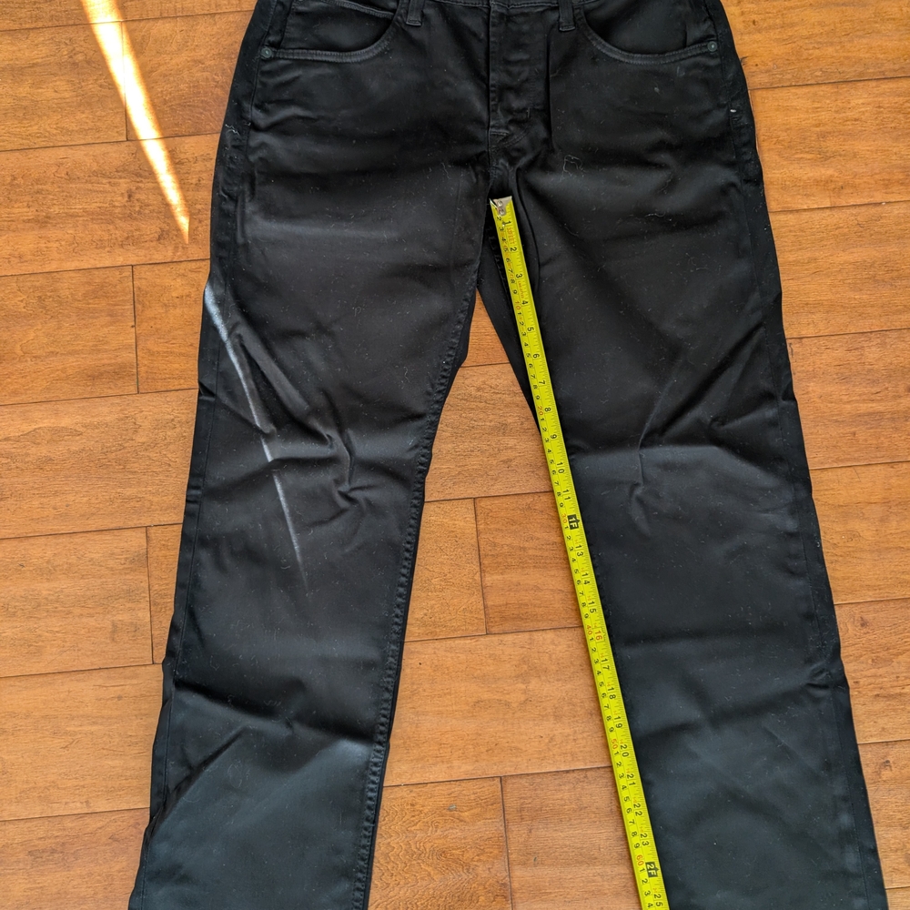 Hudson Jeans Men's Straight Black Jeans